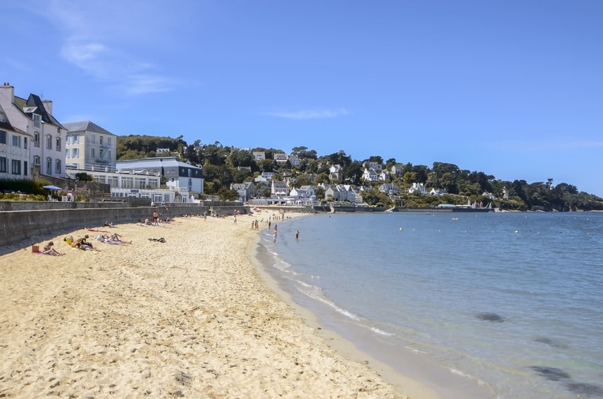 Plage des Sables blanc à Concarneau