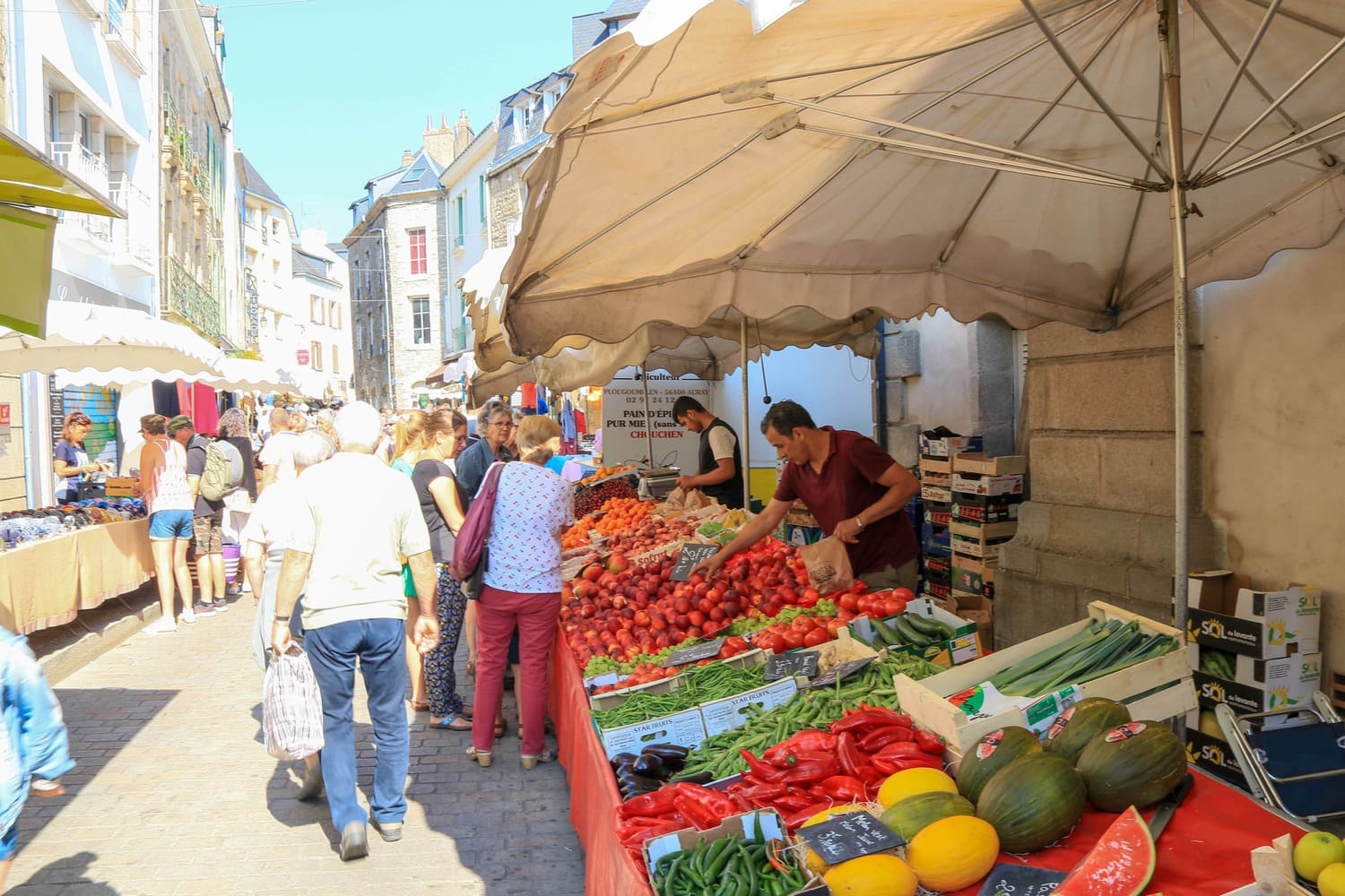 Marché moelan et pays de quimperlé